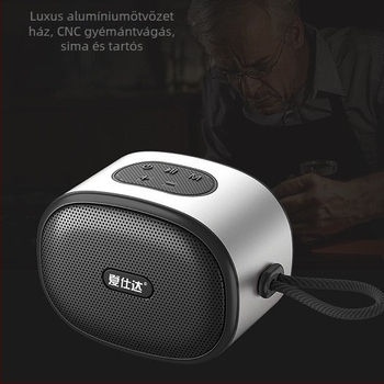 Hordozható Bluetooth hangszóró mélynyomóval - 10W, BT 5.0, 100Hz-20kHz, SNR ≥75 dB, 15 m hatótáv