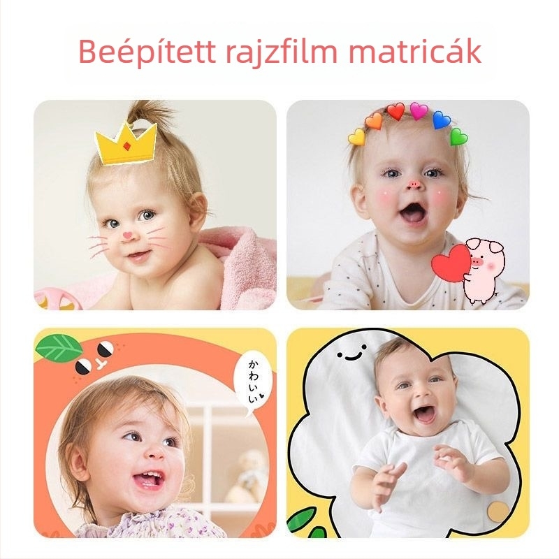 Gyerekek Mini Kamerája (Model C3D, 2,0 hüvelykes LCD, 30W pixel, TF kártya, ABS ház, 2 órás üzemidő)
