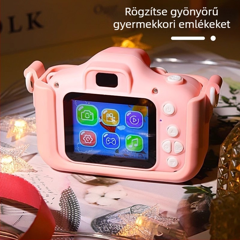 Gyerekeknek szóló kamera – mini HD, műanyag ház, Modell 1