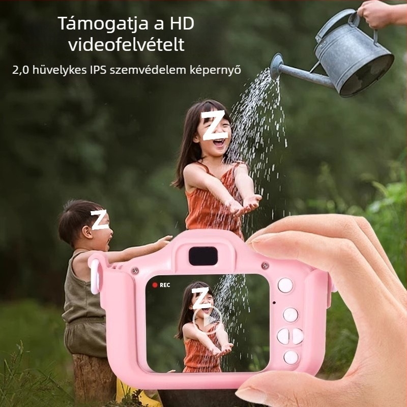 Gyerekeknek szóló kamera – mini HD, műanyag ház, Modell 1