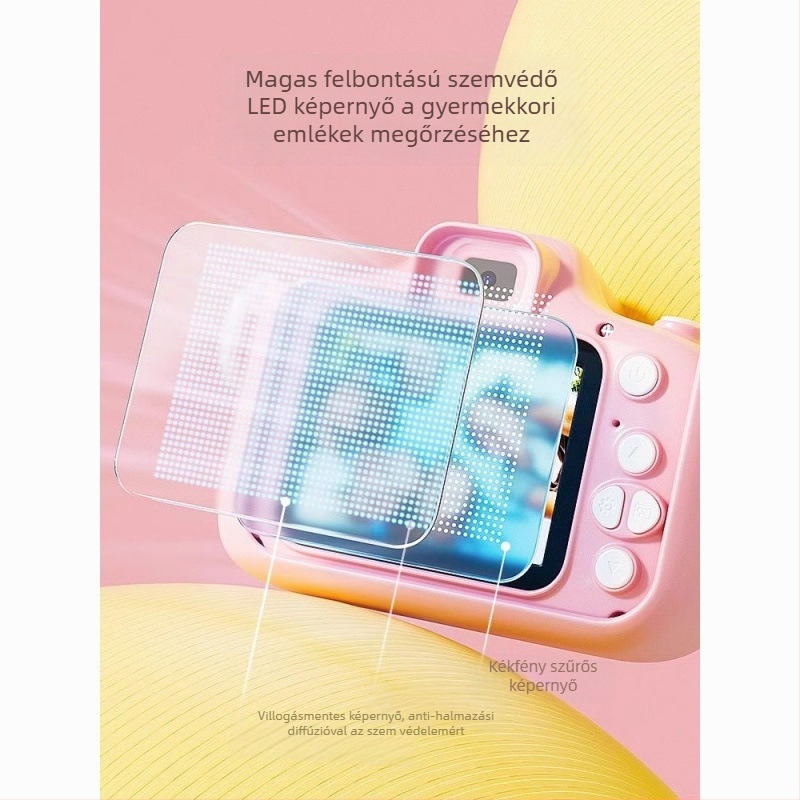 Gyerekeknek szóló kamera – mini HD, műanyag ház, Modell 1