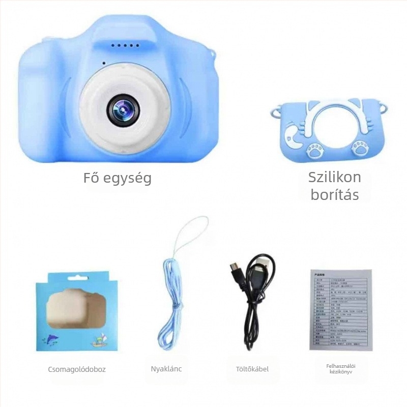 Gyerekeknek szóló kamera – mini HD, műanyag ház, Modell 1