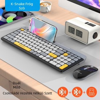 Viper K100 ultra vékony Bluetooth vezeték nélküli billentyűzet, 100 billentyű, vízálló, laptop-kompatibilis