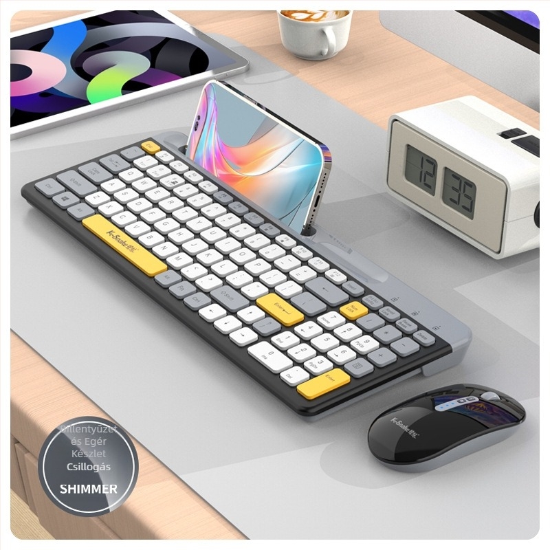 Viper K100 ultra vékony Bluetooth vezeték nélküli billentyűzet, 100 billentyű, vízálló, laptop-kompatibilis