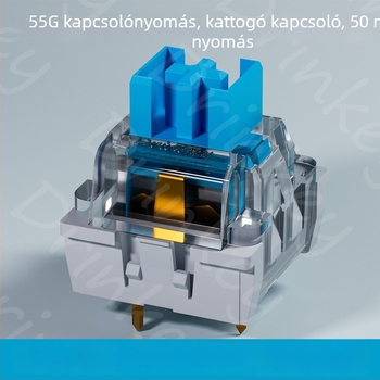 Precíz mechanikus billentyűzetkapcsolók – hárompin, hot-swappable, porálló, lineáris tengely, RGB háttérvilágítás