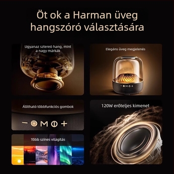 Karaoke Bluetooth hangszóró, 40W, 4 hangszóró, beépített 6000mAh akkumulátor, Bluetooth 5.3, frekvenciatartomány 100 Hz–20 kHz