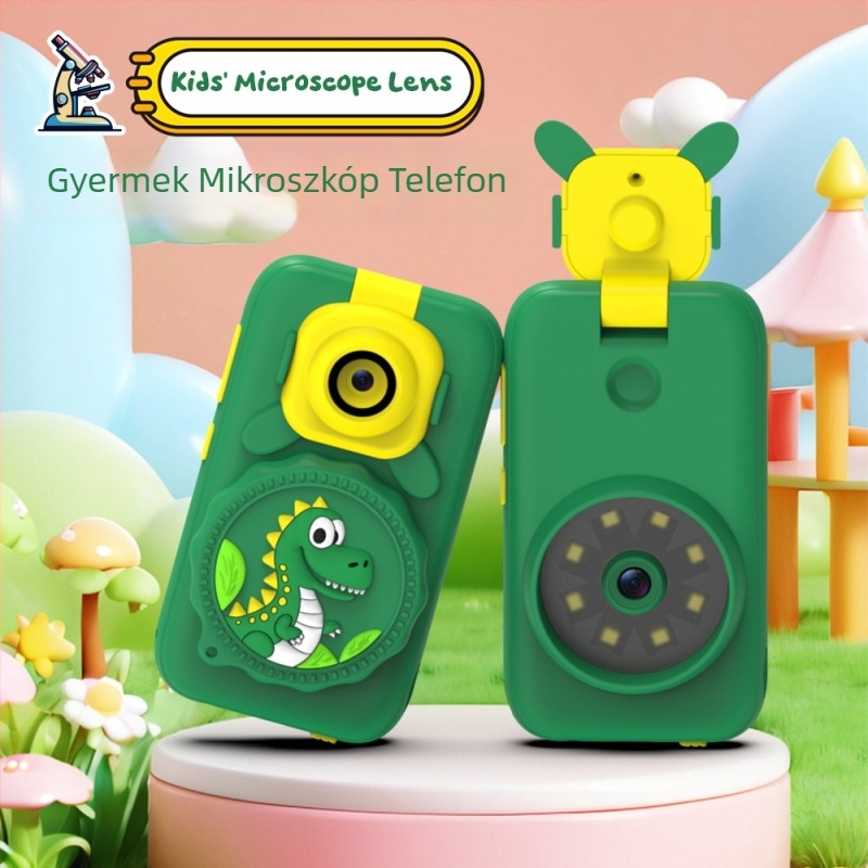 Gyerekeknek való kamera 2MP CMOS szenzorral, 4x optikai zoom, makró fotózás, USB 3.0, TF-kártya tárhely
