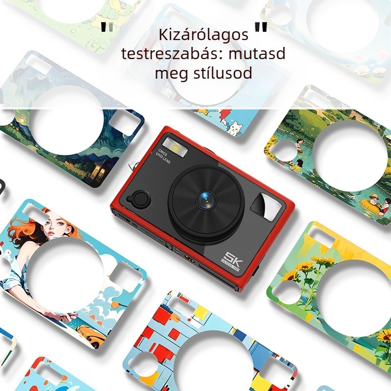Digitális kamera CMOSS 20,3 MP-s szenzorral, 5x optikai zoom, elektronikus képstabilizálás, vízálló és porálló, TF-kártya tárhely