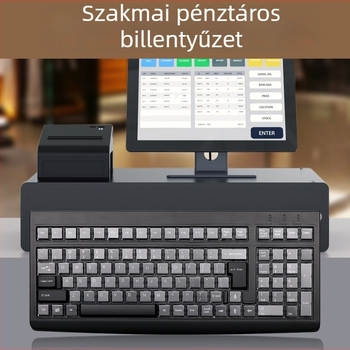 Kábeles billentyűzet pénztárgéphez, chedian KB-SY101, 101 billentyű, vízálló