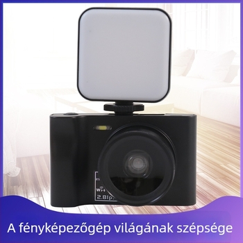 DC16 Digitális kamera széles látószögű periszkópos objektívvel, CMOS 1/2.5 hüvelykes szenzor, 24MP+, 16x digitális zoom, külső töltőfény
