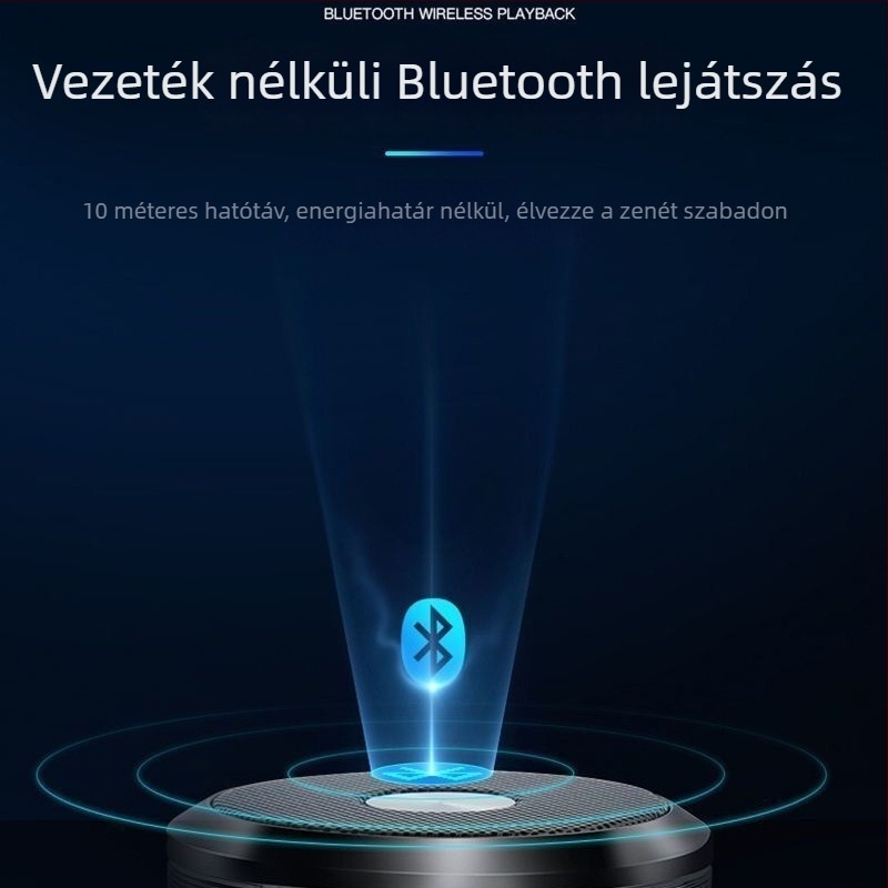 WS-887 Hordozható Bluetooth Hangszóró Beépített Akkumulátorral, Erőteljes Basszus, 5 W, 10 m Hatótávolság