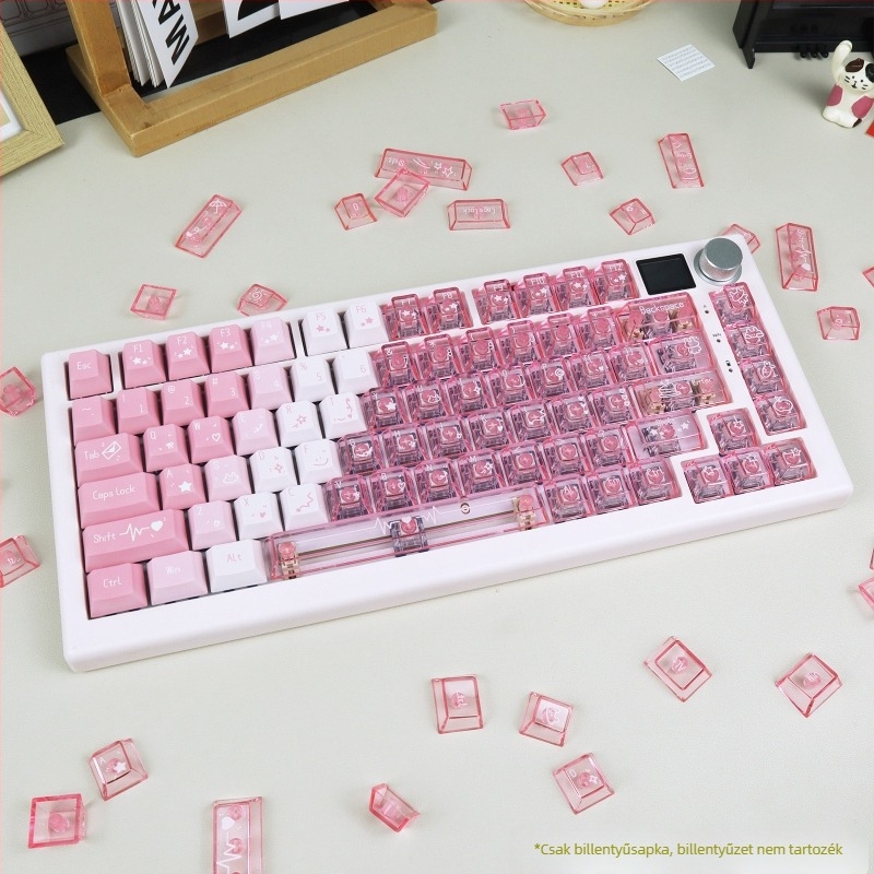 Cherry profilú PBT keycap készlet mechanikus billentyűzethez, dye-sublimáció PC-n, 150 kulcs, testreszabás támogatott