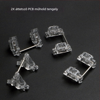 JKDK mechanikus billentyűzet átlátszó szatelit-tengellyel, modell Transparent satellite axis, vezetékes kapcsolat