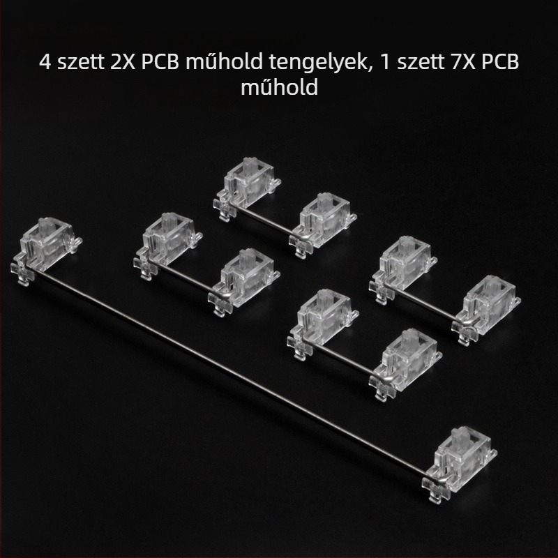 JKDK mechanikus billentyűzet átlátszó szatelit-tengellyel, modell Transparent satellite axis, vezetékes kapcsolat