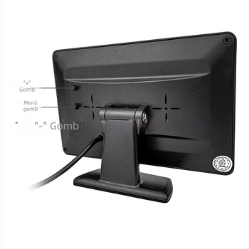 Autós LCD-monitor SSY-Y401 – felbontás 480x272, AV bemenet, CVBS kompatibilitás, PAL/NTSC