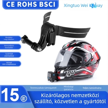 Sisakra szerelhető állvány XSF-150A telefontartóval; kompatibil GoPro/DJI és akciókamerákkal