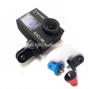 GoProhoz való alumínium ötvözetű mini adapter Mountain Dog és Xiaoyi (Yi) tripodokhoz – 1/4"-20 csavar