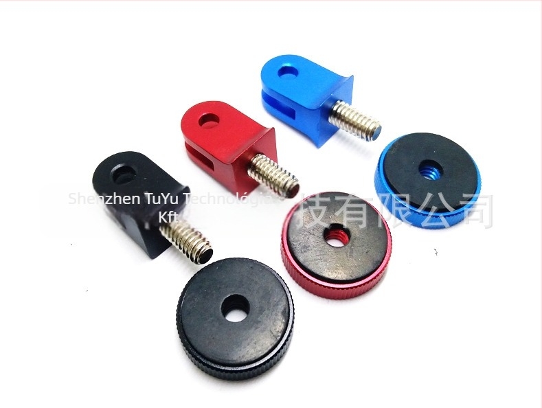 GoProhoz való alumínium ötvözetű mini adapter Mountain Dog és Xiaoyi (Yi) tripodokhoz – 1/4"-20 csavar