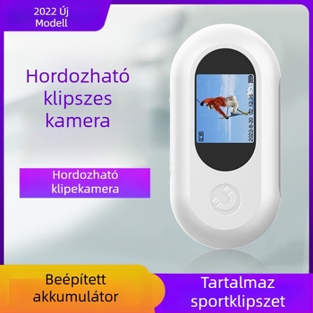 GO2 Mini Akciókamera mágneses rögzítéssel — 8 MP CMOS, Maximális felbontás 800x600, Wi‑Fi, elektronikus képstabilizáció, széles látószög