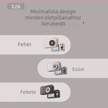 CCD digitális kamera 1/1.7 hüvelykes szenzorral, több mint 20 MP, 8x digitális zoom, 2.3'' LCD, teljes manuális működés