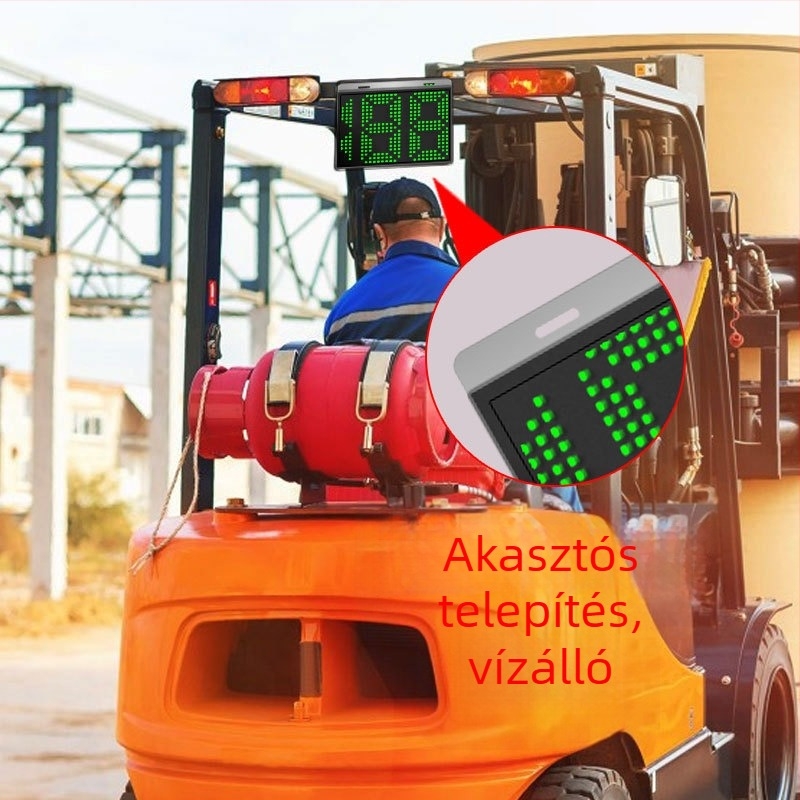 Autó LCD kijelző C188, LED kijelző, ABS+PC ház, általános kompatibilitás