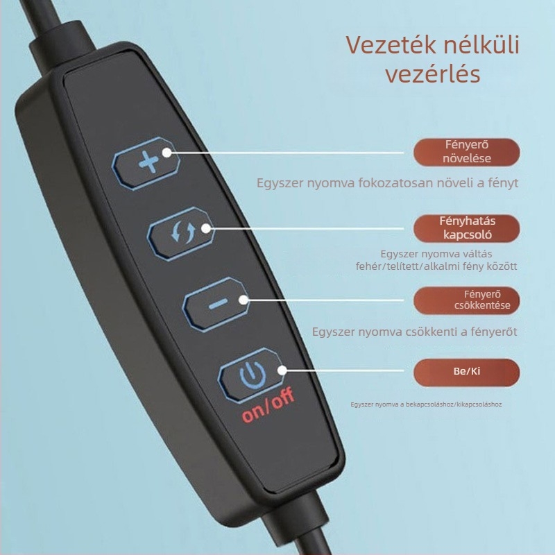 Meixi ZS006-6 Asztali Fotózás Töltőfény, 5V, 10–50W