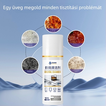 Általános tisztító spray notebookokhoz és számítógépekhez, modell 312; tisztító készlet, deionizált vízzel és felületaktív anyagokkal