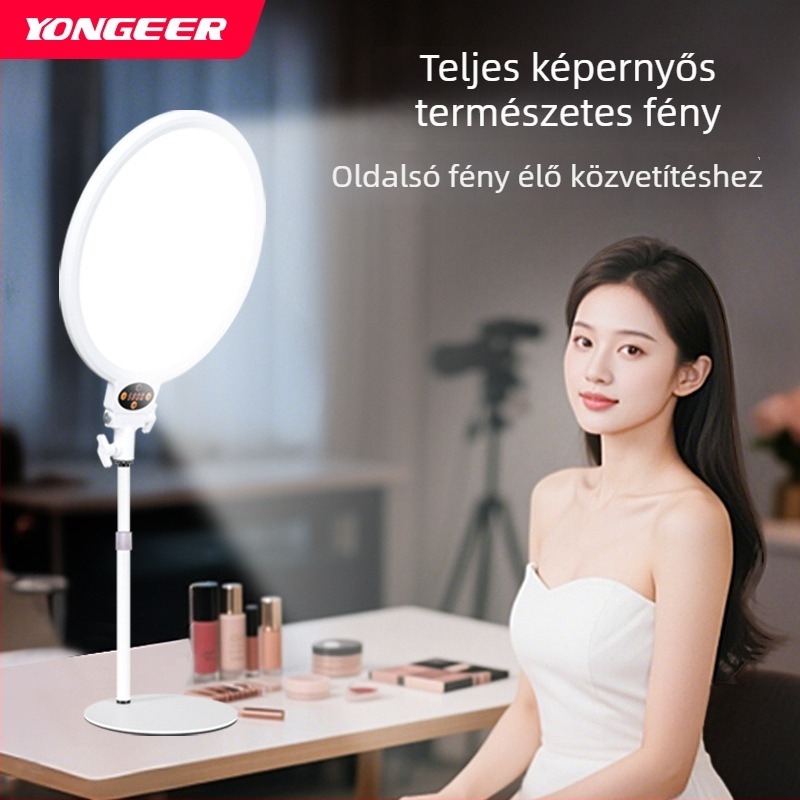 K-30Pro Stúdió töltőfény portréhoz, asztali megvilágítás, 20W, 24V, ABS+PC, többszintű állítás