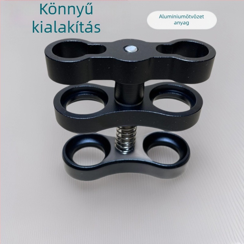 GoPro alumínium ötvözetű tartozék – ultra-könnyű búvárvilágítási kar CNC pillangó klipekkel