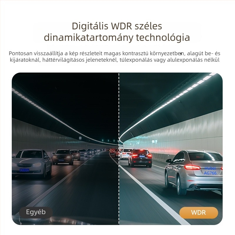 Autós dash cam 2025-ös új modell, vezeték nélküli, Ultra HD éjszakai látás, parkolási megfigyelés, 24 órás felvétel