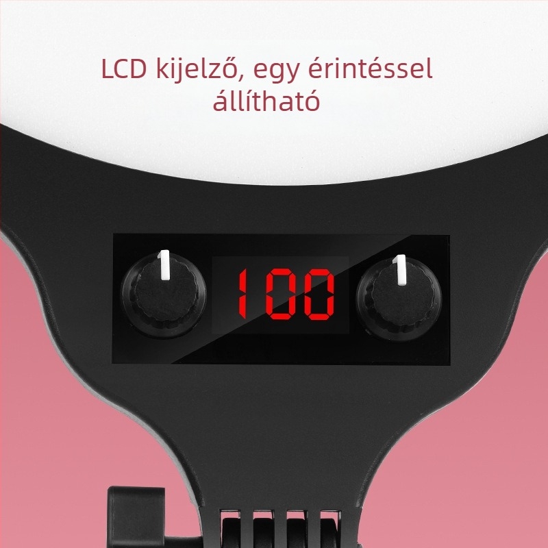 LED világítás élő adásokhoz, modell AL-10, 15W, 5V 2A