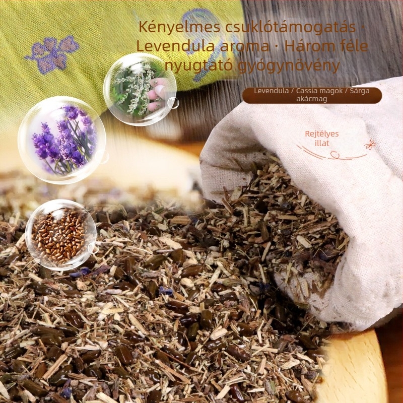 Egércsukló alátámasztó párna Mugwort és levendulával, textil anyag, japán minimalist stílus, csukló támogatás