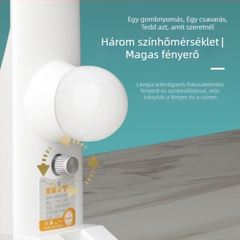 Irodai LED töltőfény négy soros LED-del — arcfény, lágy fény (28W, 110–220V, kényelmes)