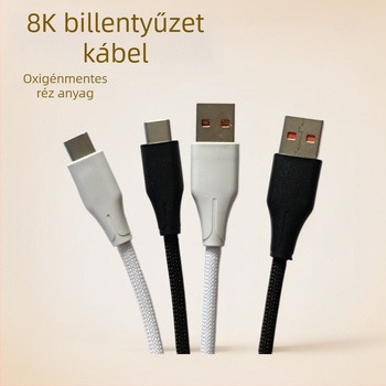 USB-kábel billentyűzethez és egérhez, 1,8 m, oxigénmentes réz, injekciós formázás, modell 01
