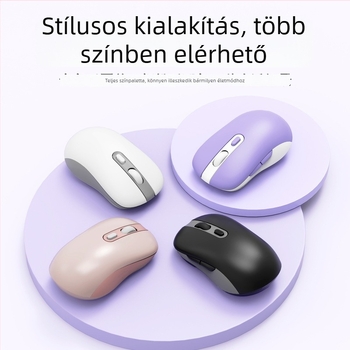 Vezeték nélküli egér C4025, 6 gomb, Plug and Play, ergonomikus, kompatibilis számítógéppel, okostelefonnal és táblagéppel