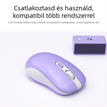 Vezeték nélküli egér C4025, 6 gomb, Plug and Play, ergonomikus, kompatibilis számítógéppel, okostelefonnal és táblagéppel