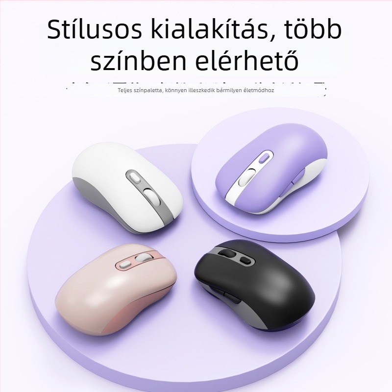 Vezeték nélküli egér C4025, 6 gomb, Plug and Play, ergonomikus, kompatibilis számítógéppel, okostelefonnal és táblagéppel