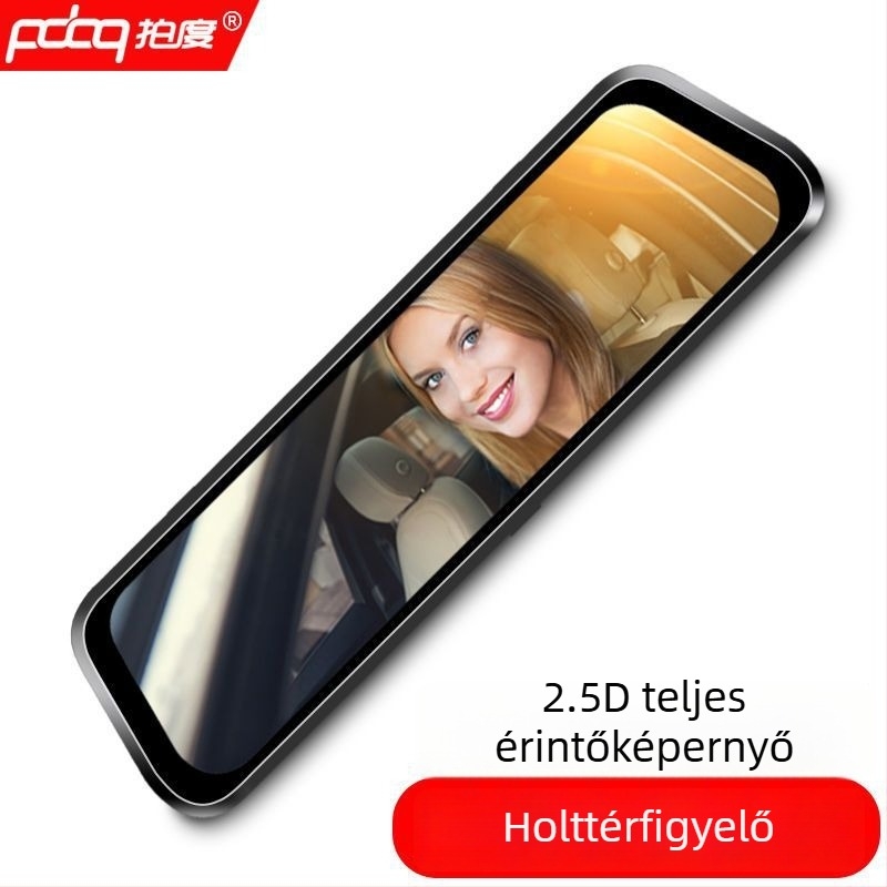 Autós dashcam elő- és hátsó kettős felvétellel, 1080p, 8MP, Wi-Fi, 256GB