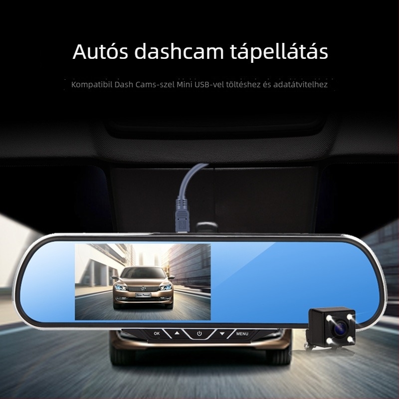 Jinghua Mini USB adatkábel, USB 2.0, PVC, egyfejű, kiterjesztett adatátvitel