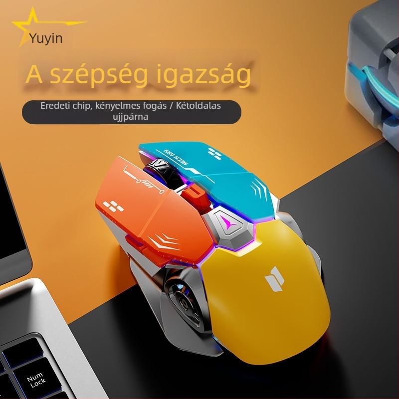 Optikai USB egér – vezetékes, tömeg 100 g felett, lekérdezési gyakoriság ≤125 Hz