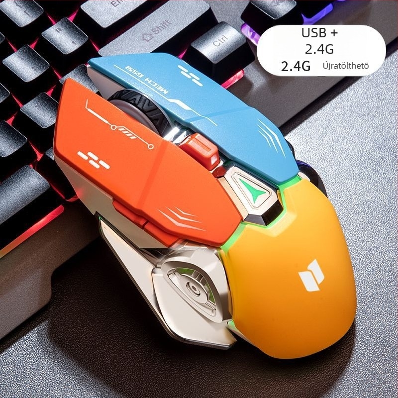 Optikai USB egér – vezetékes, tömeg 100 g felett, lekérdezési gyakoriság ≤125 Hz