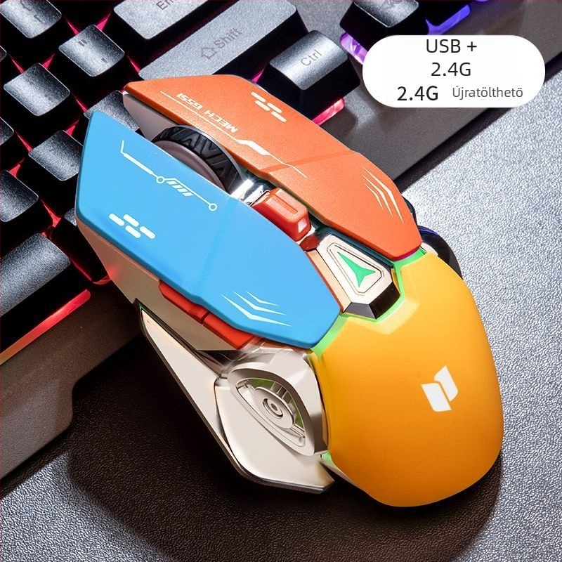 Optikai USB egér – vezetékes, tömeg 100 g felett, lekérdezési gyakoriság ≤125 Hz