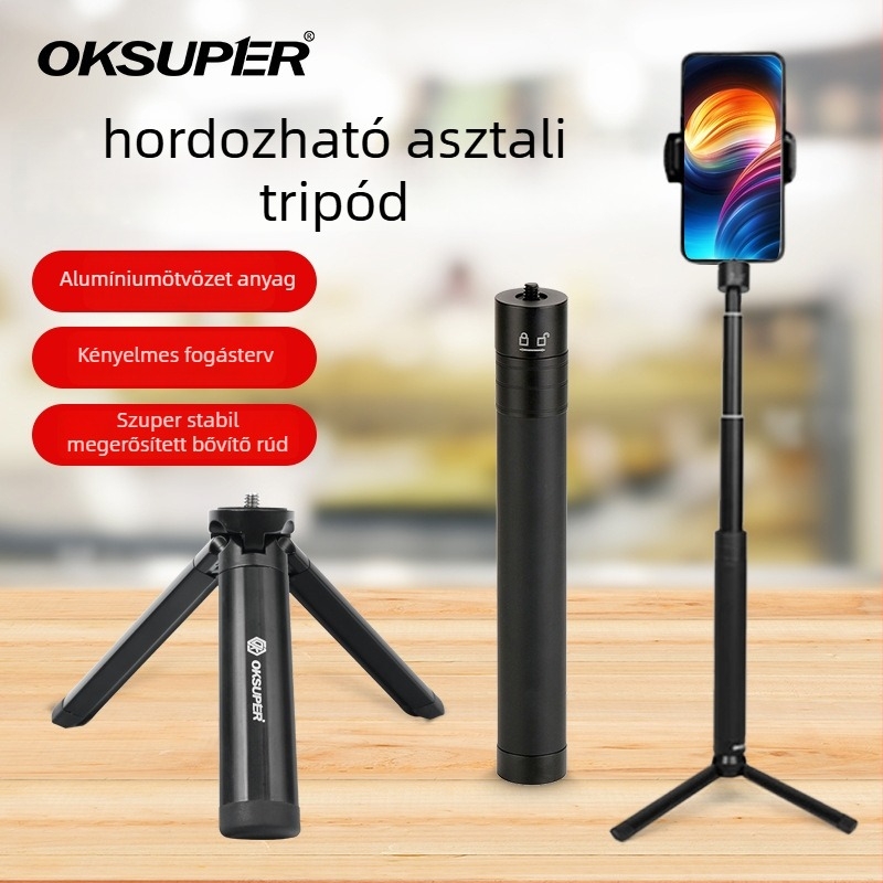 Kameratripód alumínium ötvözetből • 3D PTZ • 003 modell • 2021-ben bevezetve • teherbírás 2 kg alatt