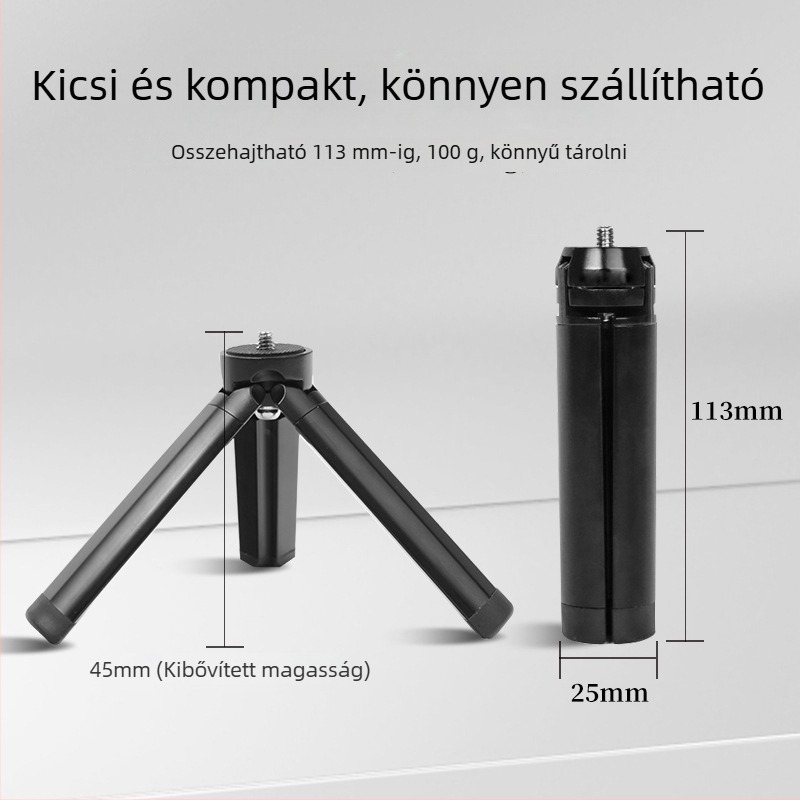 Kameratripód alumínium ötvözetből • 3D PTZ • 003 modell • 2021-ben bevezetve • teherbírás 2 kg alatt