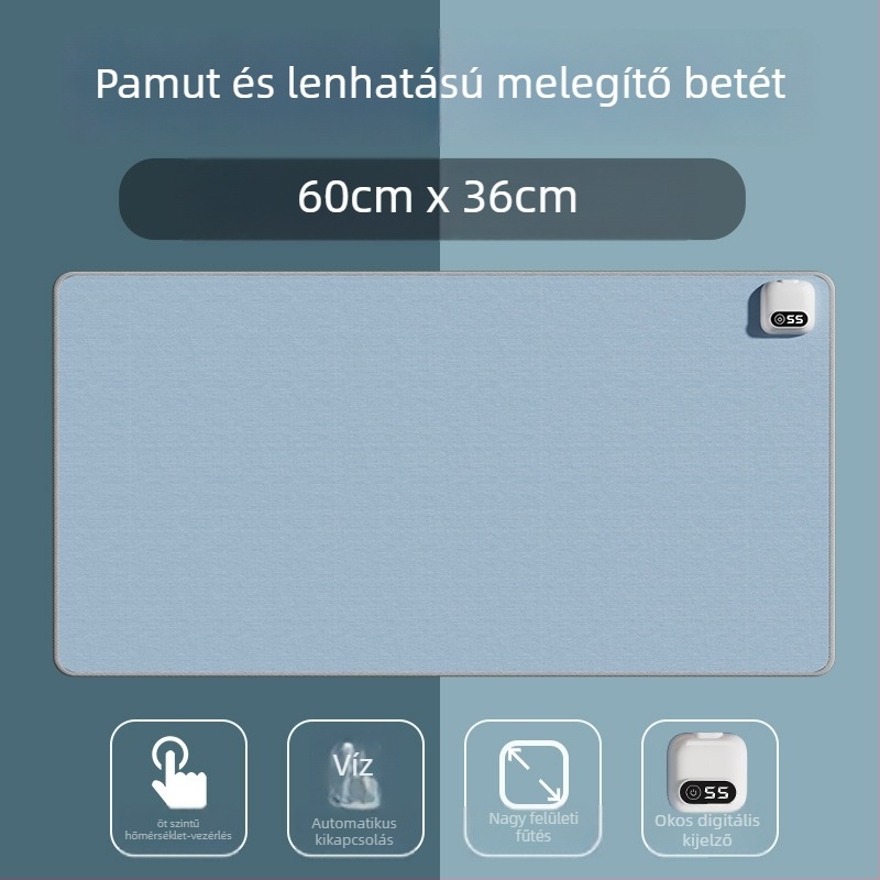 Egérmelegítő párna, közvetlen csatlakozás, 220V, 75W, PU anyag