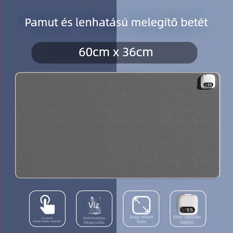 Egérmelegítő párna, közvetlen csatlakozás, 220V, 75W, PU anyag