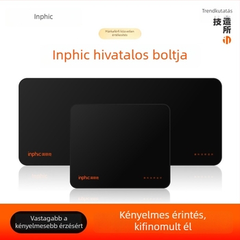 Inphic PD100 egérpad, textilből készült asztali matrac, csúszásmentes, egyoldalas, logónyomtatás, OEM testreszabás