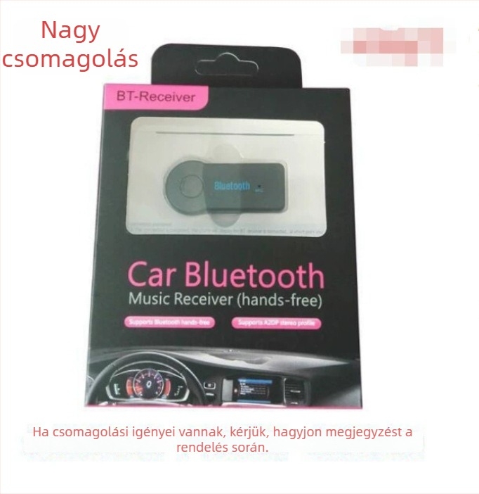 BT350 Bluetooth autó-vevő – 5V szivargyújtó-áramellátás, 3,5 mm audio, FM moduláció, önálló autó MP3 interfész