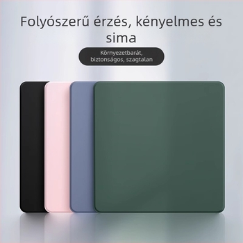 Kis egérpad Liquid Feel anyaggal és PVC-vel, kétoldalas, csúszásmentes, műanyag formázású