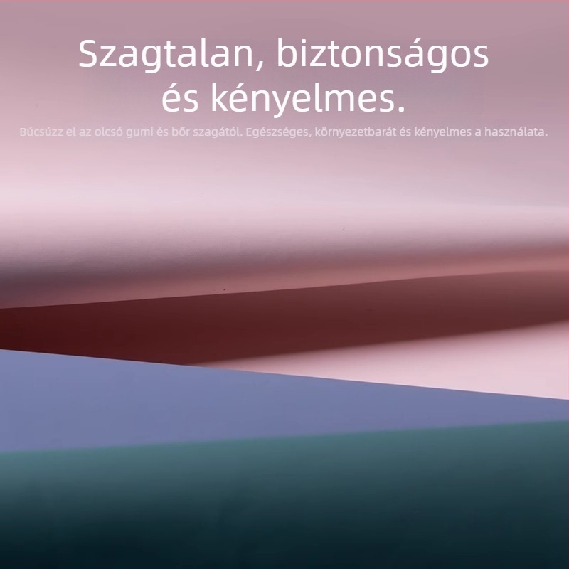 Kis egérpad Liquid Feel anyaggal és PVC-vel, kétoldalas, csúszásmentes, műanyag formázású